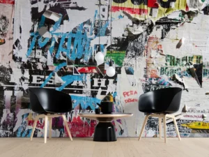 Apstraktne foto tapete- grafit